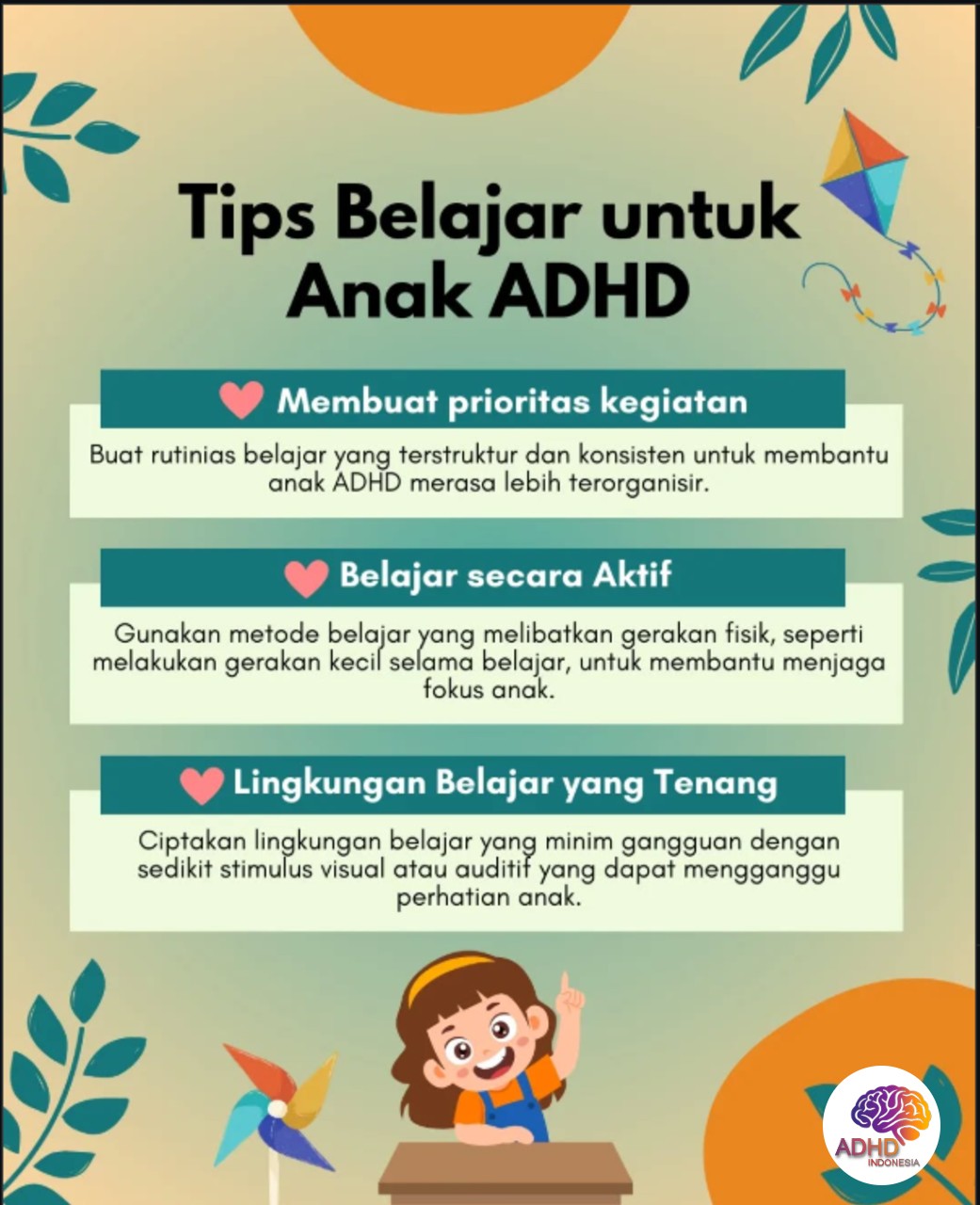 Strategi Belajar yang Cocok untuk Anak ADHD di Kabupaten Bintan